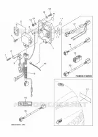 PIÈCES OPTIONNELLES pour Yamaha F30B Electric Starter, Tiller Handle, Hydro Trim & Tilt, Shaft 20