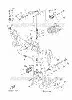SUPPORT 3 pour Yamaha F30B Electric Starter, Remote Control, Power Trim & Tilt, Shaft 20