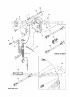 PIÈCES OPTIONNELLES pour Yamaha F30B Electric Starter, Tiller Handle, Hydro Trim & Tilt, Shaft 20