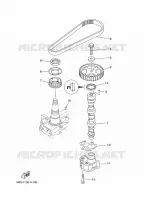 POMPE A HUILE pour Yamaha F30L Electric Starter, Remote Control, Manual Tilt, Shaft 20