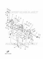SUPPORT 1 pour Yamaha F30L Electric Starter, Remote Control, Manual Tilt, Shaft 20