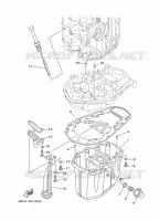 CARTER INFERIEUR pour Yamaha F30B Electric Starter, Remote Control, Power Trim & Tilt, Shaft 20