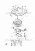GENERATEUR pour Yamaha FT25F Electric start, Remote Control, Power Trim & Tilt, Shaft 20