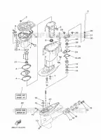 KIT DE REPARATION 3 pour Yamaha FT25F Electric start, Remote Control, Power Trim & Tilt, Shaft 20
