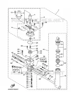 MOTEUR DE SYSTEME D'INCLINAISON pour Yamaha 40X Manual & Electric Steering, Remote Control, Power Trim & Tilt, Shaft 20
