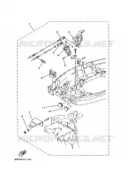 FIXATION BOITIER DE COMMANDE A DISTANCE pour Yamaha 40X Manual & Electric Steering, Remote Control, Power Trim & Tilt, Shaft 20
