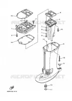 CARTER SUPERIEUR pour Yamaha (E)40X Enduro de 2001