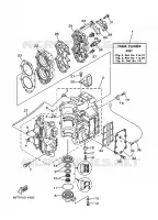 CYLINDRE / CARTER MOTEUR pour Yamaha (E)40X Enduro de 2001