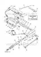 DIRECTION pour Yamaha (E)40X Enduro de 2001