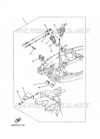 FIXATION BOITIER DE COMMANDE A DISTANCE pour Yamaha (E)40X Enduro de 2001
