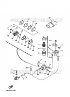 RESERVOIR A ESSENCE pour Yamaha (E)40X Enduro de 2001