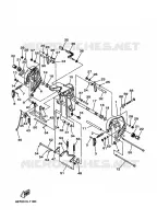 SUPPORT 1 pour Yamaha (E)40X Enduro de 2001