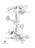 SUPPORT 3 pour Yamaha (E)40X Enduro de 2001