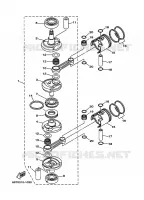 VILEBREQUIN / PISTON pour Yamaha (E)40X Enduro de 2001