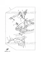 FIXATION BOITIER DE COMMANDE A DISTANCE pour Yamaha (E)40X Enduro de 2001