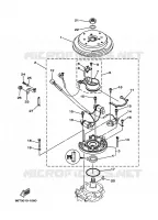 GENERATEUR pour Yamaha (E)40X Enduro de 2001