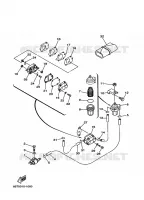 RESERVOIR A ESSENCE pour Yamaha (E)40X Enduro de 2001