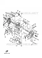 SUPPORT 1 pour Yamaha (E)40X Enduro de 2001