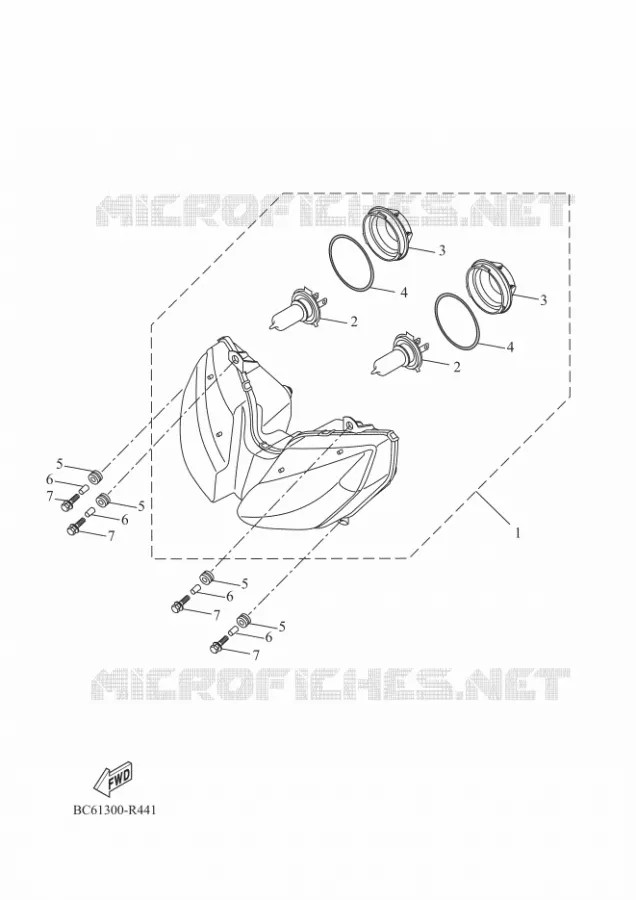 PHARE  Yamaha MOTO 700 2019 TRACER  MTT690-A