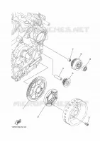 DEMARREUR pour Yamaha MT-07 ABS Ice Fluo de 2019