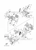 CARENAGES 1  pour Yamaha MT-10 Tech Black de 2019