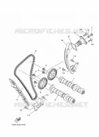 ARBRE A CAMES / CHAINE DE DISTRIBUTION pour Yamaha YZF-R3 Midnight Black de 2019