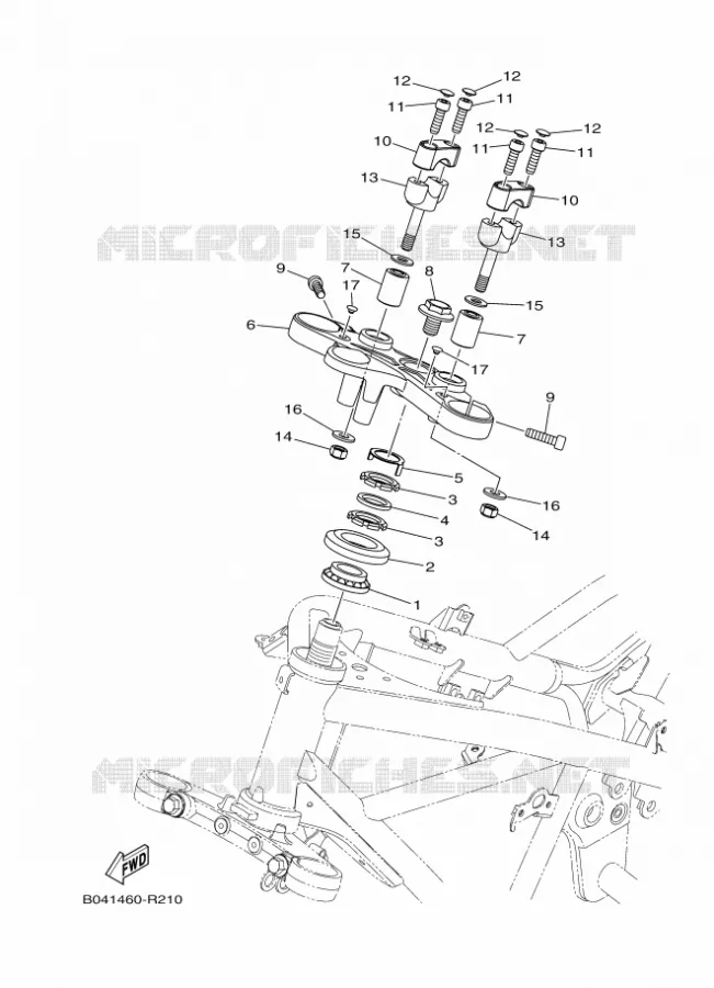 DIRECTION Yamaha MOTO 300 2019 MT  MTN320-A
