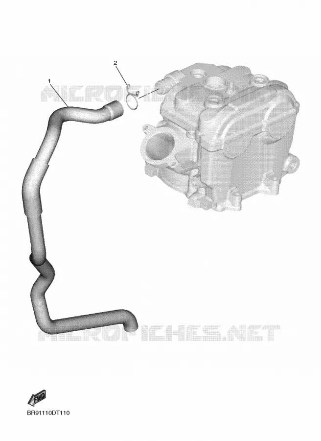 SYSTÈME D'ADMISSION D'AIR AIS Yamaha MOTO 450 2019 YZF  YZ450F