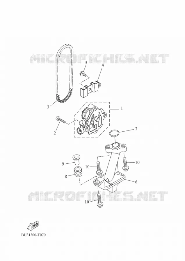 POMPE A HUILE Yamaha MOTO 700 2019 XSR  MTM690