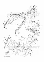 GARDE BOUE pour Yamaha XMAX 125 ABS de 2019