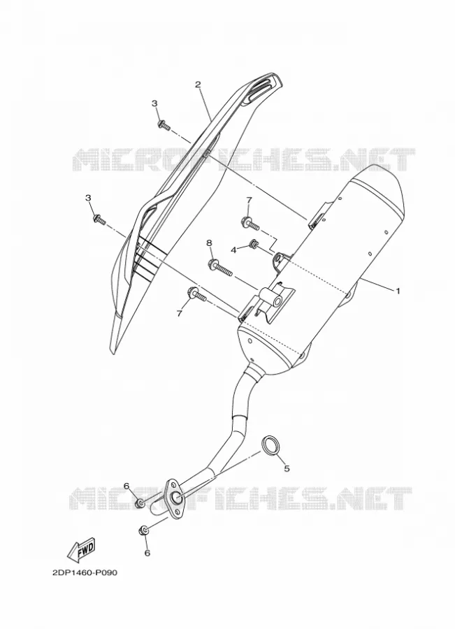 ECHAPPEMENT Yamaha SCOOTER 150 2019 NMAX  GPD150-A
