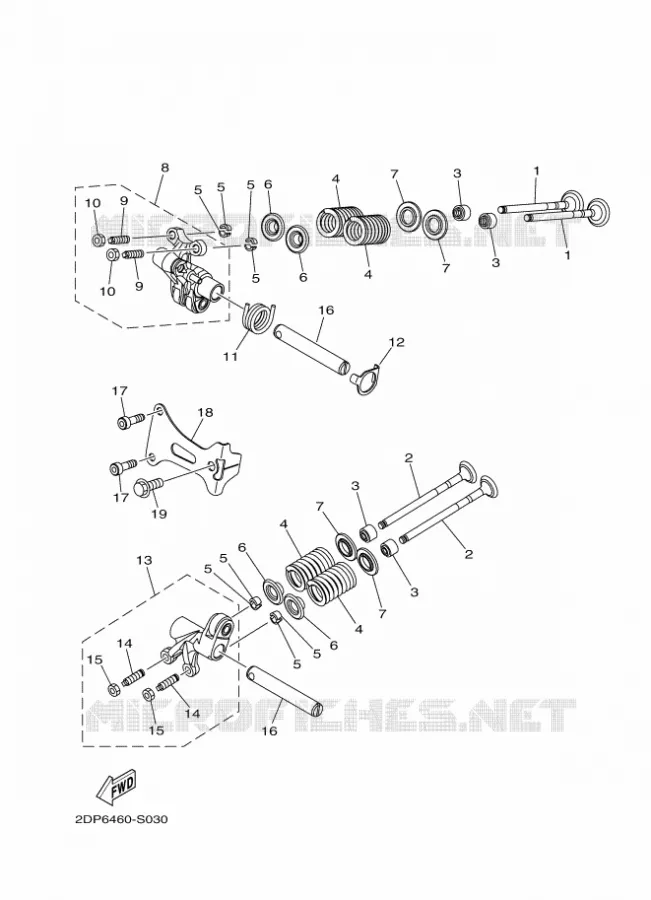 SOUPAPE Yamaha SCOOTER 150 2019 NMAX  GPD150-A