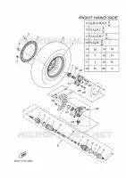 ROUE AVANT 2 pour Yamaha YXZ1000R SS SE de 2019