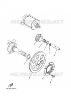EMBRAYAGE DE DEMARREUR pour Yamaha KODIAK 450 EPS de 2019