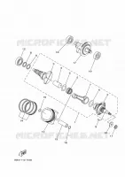 VILEBREQUIN / PISTON pour Yamaha KODIAK 450 EPS de 2019