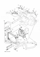 RADIATEUR / DURITES pour Yamaha KODIAK 450 EPS de 2019