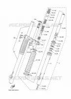 FOURCHE pour Yamaha XTZ 125 E de 2020