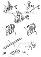 BOITIER DE COMMANDE A DISTANCE pour Yamaha 40H 2 Stroke de 1993