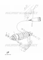 AMORTISSEUR ARRIERE pour Yamaha TRACER 900 GT de 2020