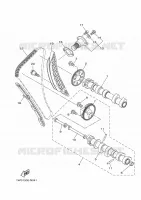 ARBRE A CAMES / CHAINE DE DISTRIBUTION pour Yamaha MT-07 ABS de 2020