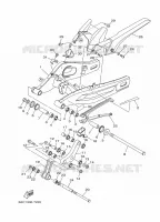BRAS ARRIERE pour Yamaha MT-07 ABS de 2020