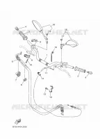 GUIDON ET CABLES pour Yamaha MT-07 ABS de 2020