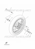 ROUE AVANT pour Yamaha MT-07 ABS de 2020