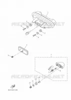 FEU ARRIERE pour Yamaha TRACER 700 de 2020