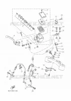 MAITRE CYLINDRE DE FREIN AVANT pour Yamaha TRACER 700 de 2020