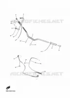 GUIDON ET CABLES pour Yamaha NIKEN GT de 2020