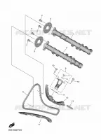 ARBRE A CAMES / CHAINE DE DISTRIBUTION pour Yamaha NIKEN GT de 2020