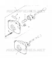 PHARE pour Yamaha YFM 225 N de 1986