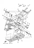 CADRE pour Yamaha BRUIN 350 2WD de 2006