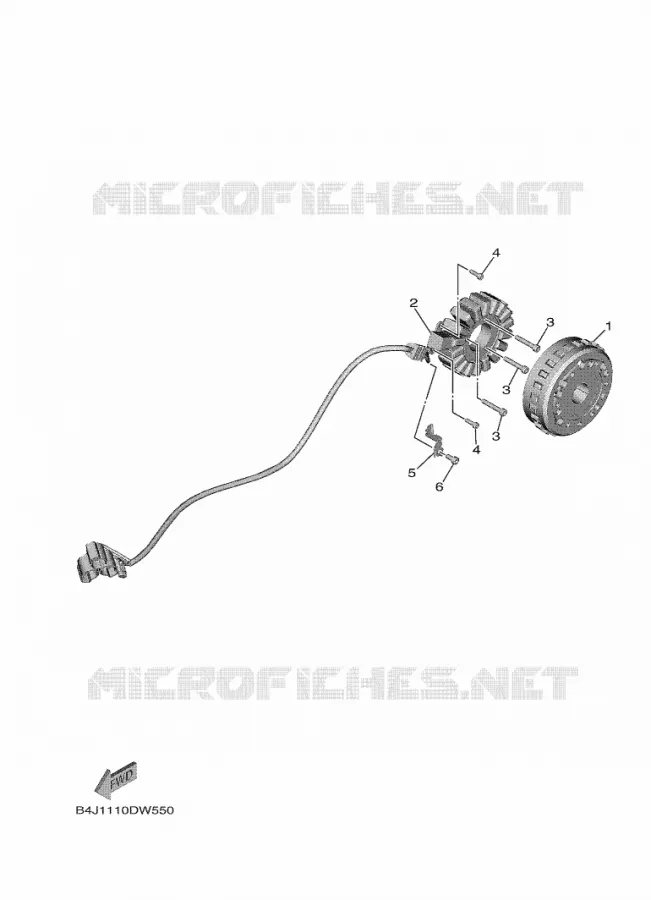 GENERATEUR Yamaha SIDE BY SIDE 1000 2021 WOLVERINE  YXF1000EW/YX10FPAM